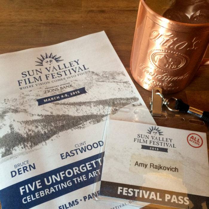 Pass and program for the Sun Valley Film Festival