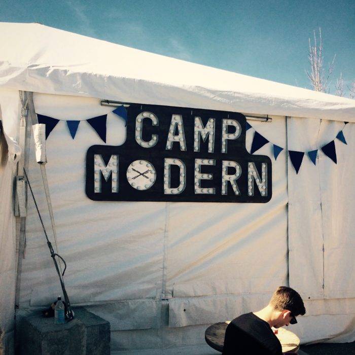 A tent at Treefort Music Fest