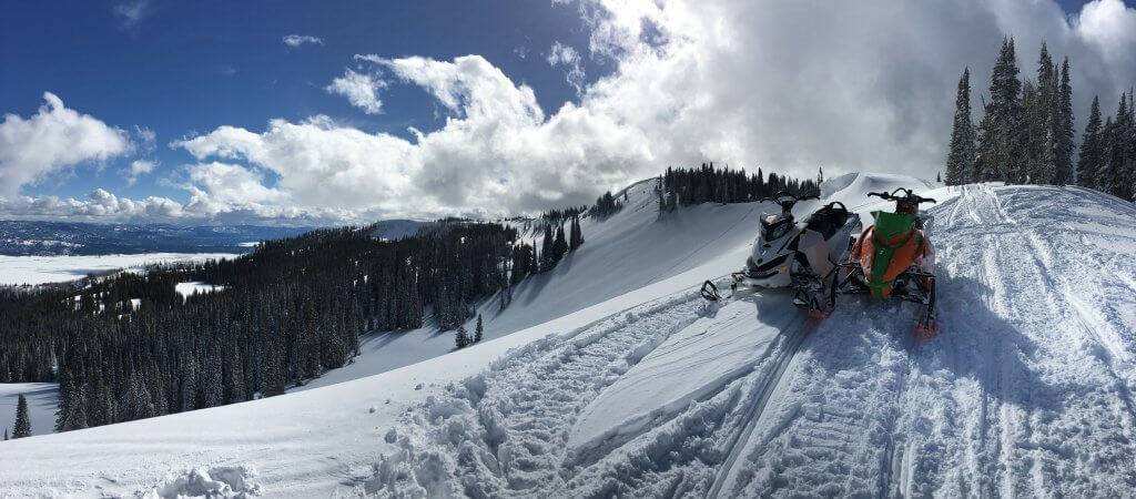 Snowmobiling West Mountain