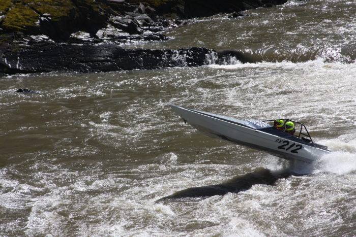 Jet boat on the Salmon River in Riggins.