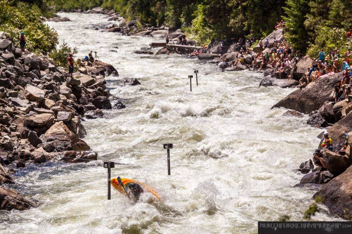 Kayaker on the North Fork of the Payette