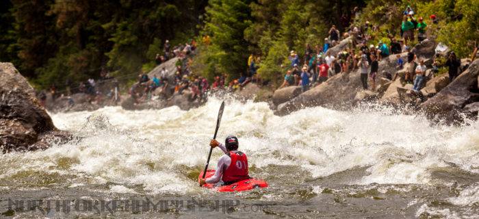 Kayaker at North Fork Championship