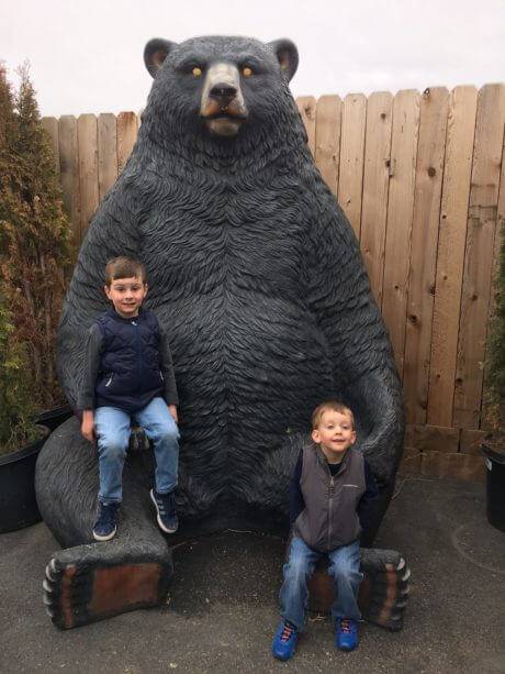 It's all smiles during adventures at Yellowstone Bear World.