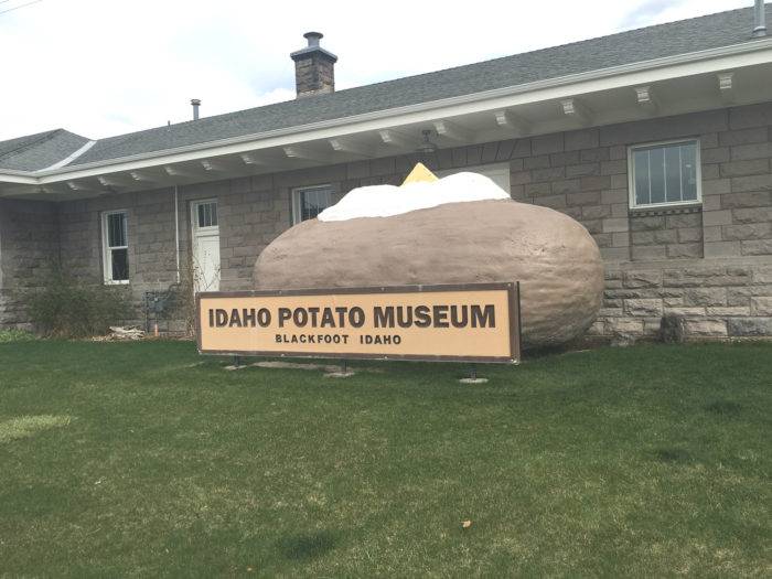 Giant potato at Idaho Potato Musuem