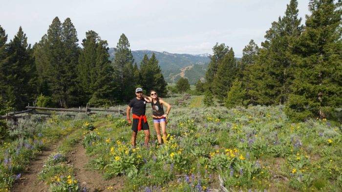 Andrija and Taylor before a run. Photo Courtesy: Facebook.