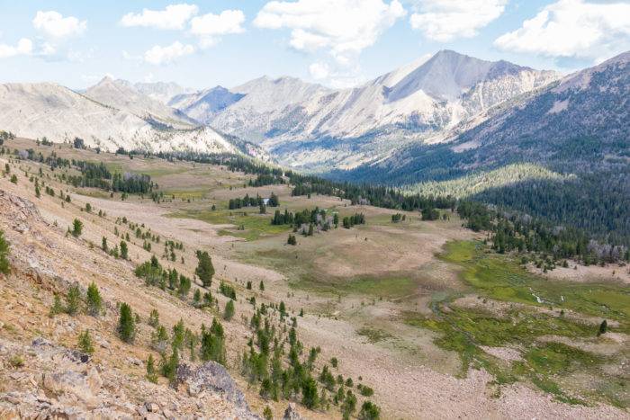 expansive mountain valley