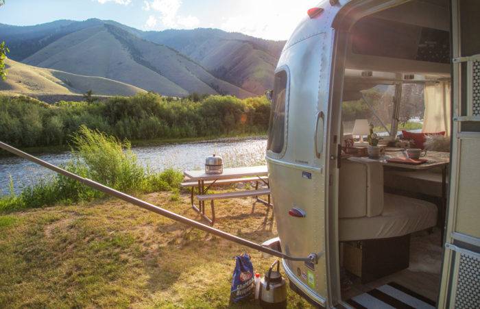 campsite at Wagonhammer campground