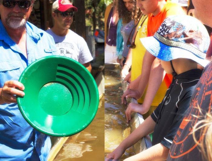 group panning for gold