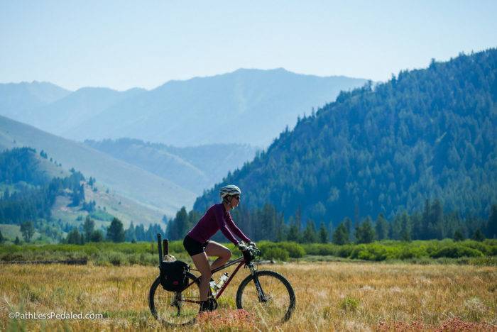 cyclist on the Harriman Trail