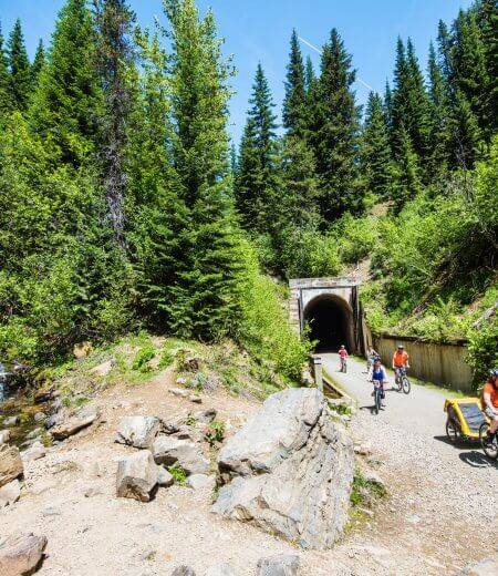 Coasting down the Route of the Hiawatha in Northern Idaho