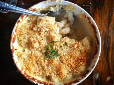 Scoop up a spoonful of delicious mac and cheese from Nectar. 