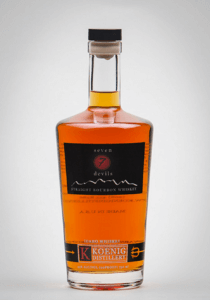 Seven Devils Straight Bourbon Whisky from Koenig Winery and Distillery