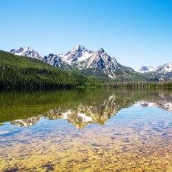 Stanley Lake, Stanley. Photo Credit: Idaho Tourism.