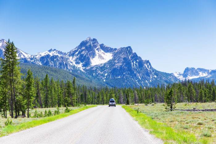 A view of McGown Peak near Stanley.