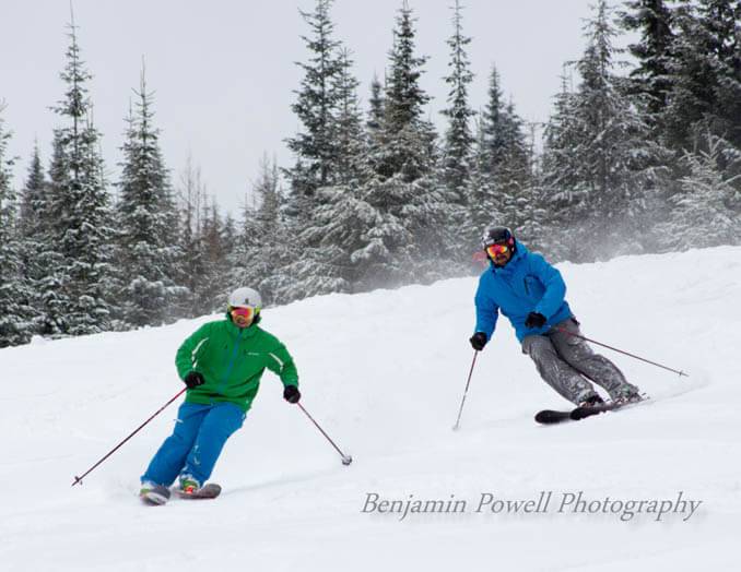 Skiing at Bald Mountain Ski Area. Photo Credit: Ski Idaho