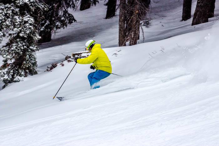 Skiing at Pebble Creek Ski Area. Photo Credit: Ski Idaho