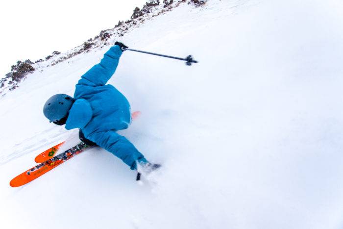 Skiing at Pebble Creek Ski Area. Photo Credit: Ski Idaho