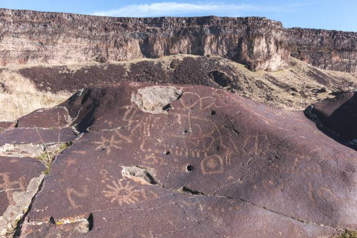 ancient petroglyph 