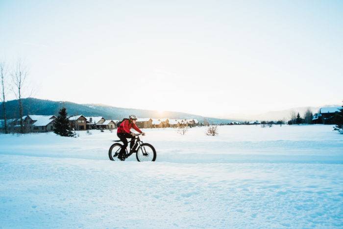 Fat Tire Biking, Victor. Photo Credit: Idaho Tourism