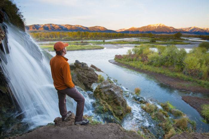 Fall Creek Falls, South Fork of the Snake River, Near Swan Valley. Photo Credit: Idaho Tourism