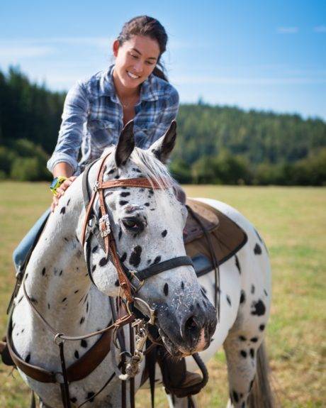 Woman on horse