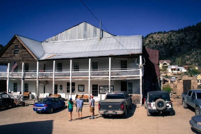 historic idaho hotel in silver city.