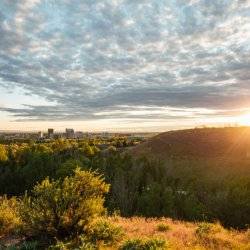 skyline of boise