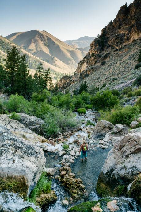 mountain hot spring