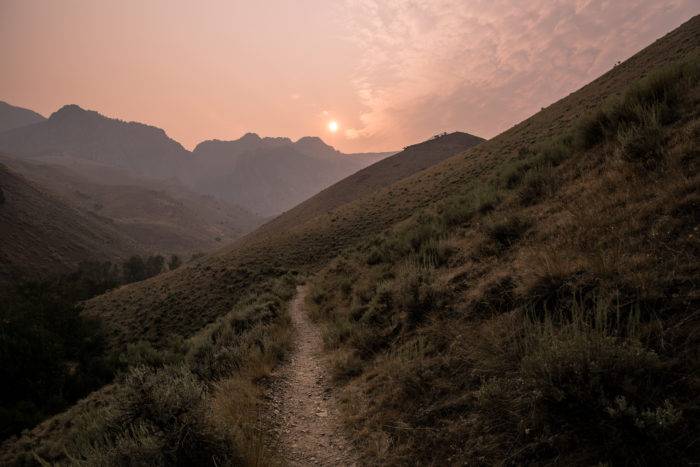 mountain hiking trail