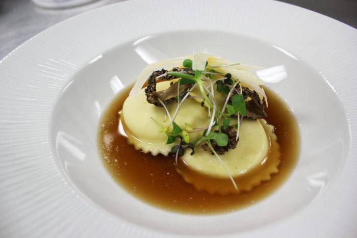 wild mushroom ravioli