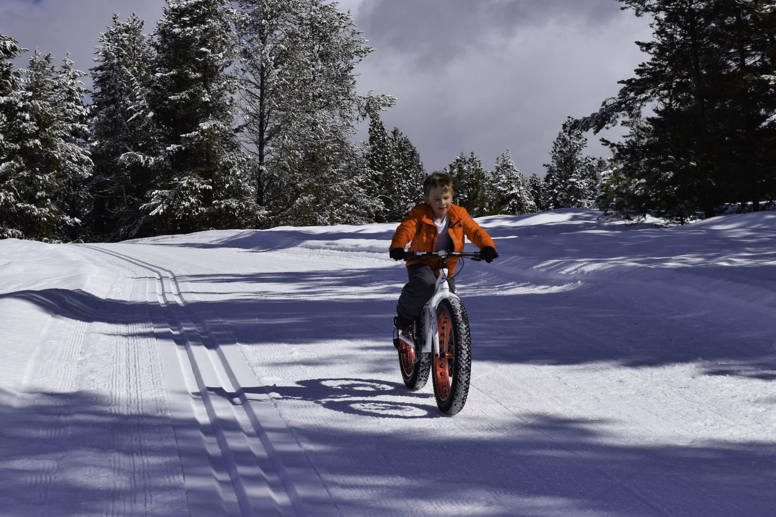 Family Fat Biking at Jug Mountain Ranch