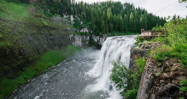 Mesa Falls, Near Ashton. Photo Credit: Idaho Tourism