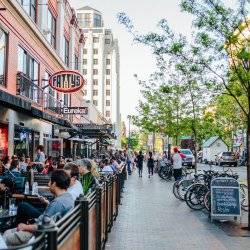 Exploring 8th Street, Boise.