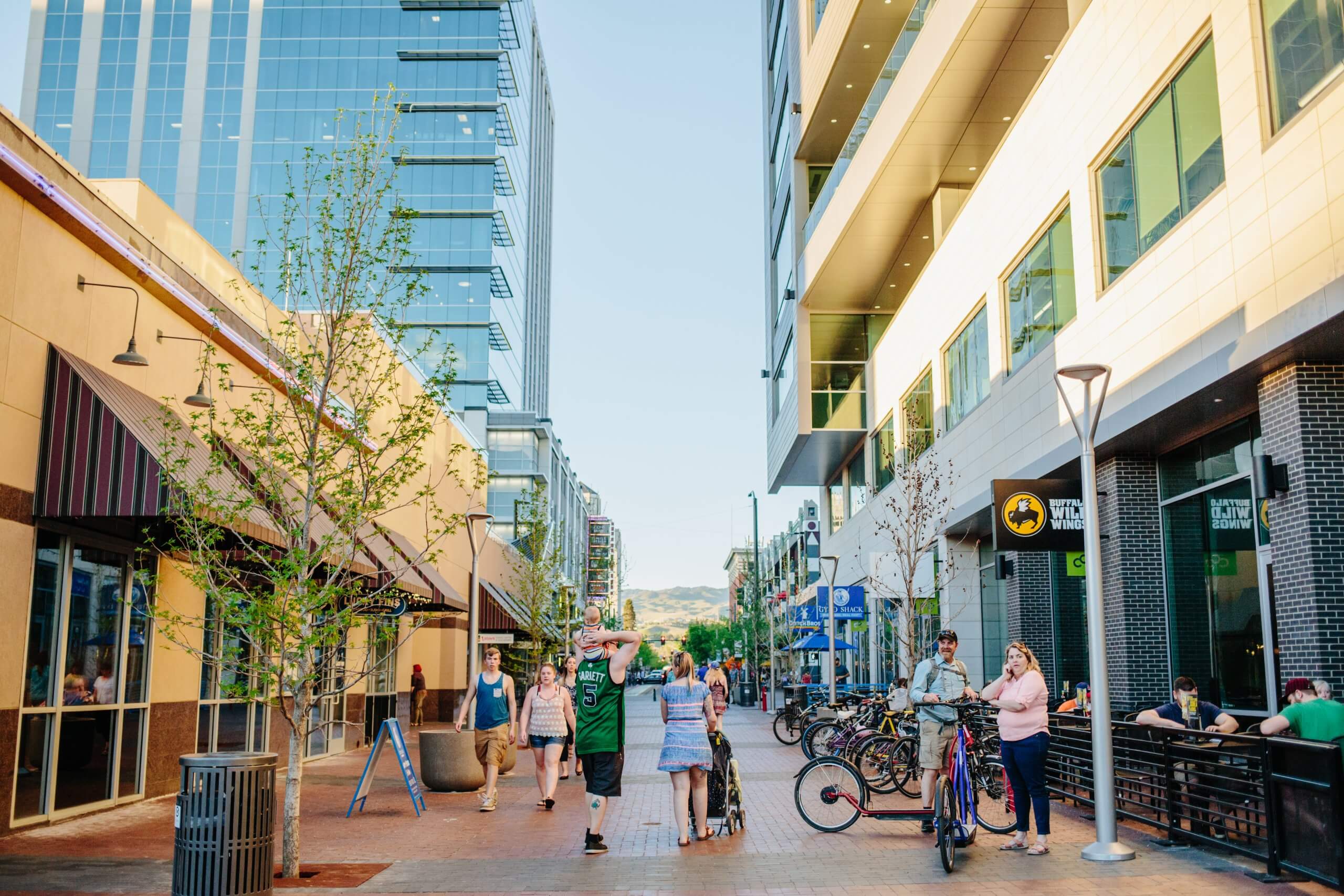 Exploring 8th Street, Boise.