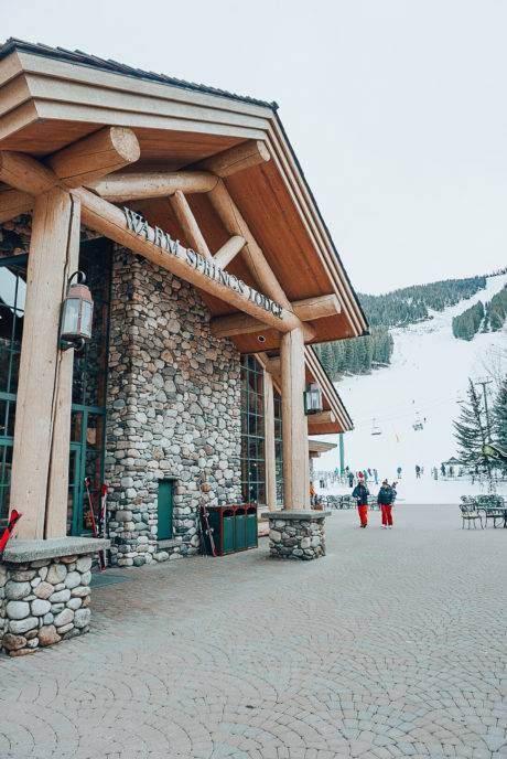 exterior of ski lodge