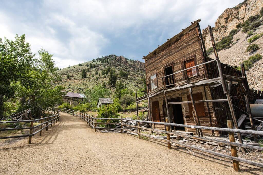 Bayhorse Ghost Town.