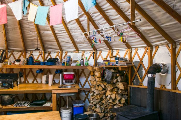 yurt interior