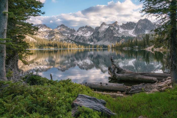 alpine mountain lake