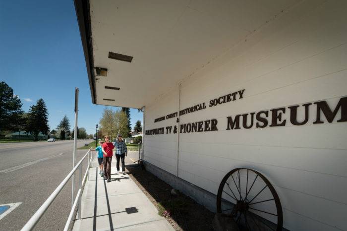 exterior of museum