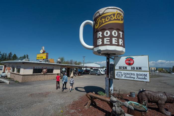 giant mug of rootbeer