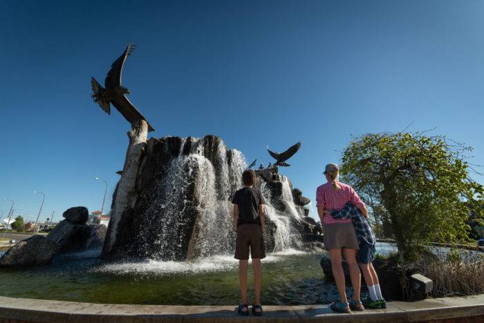 eagle statue