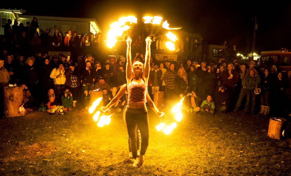 fire dancer