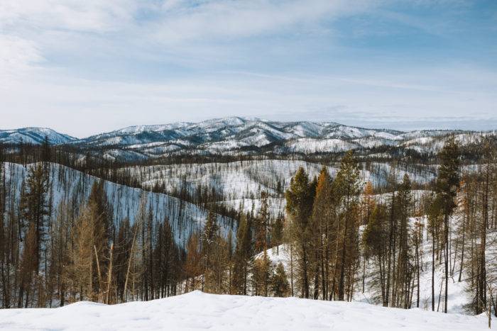 snowy mountain