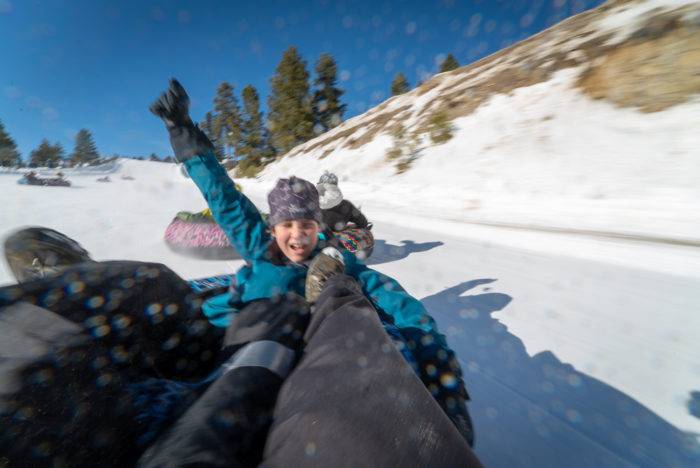 snow tubing