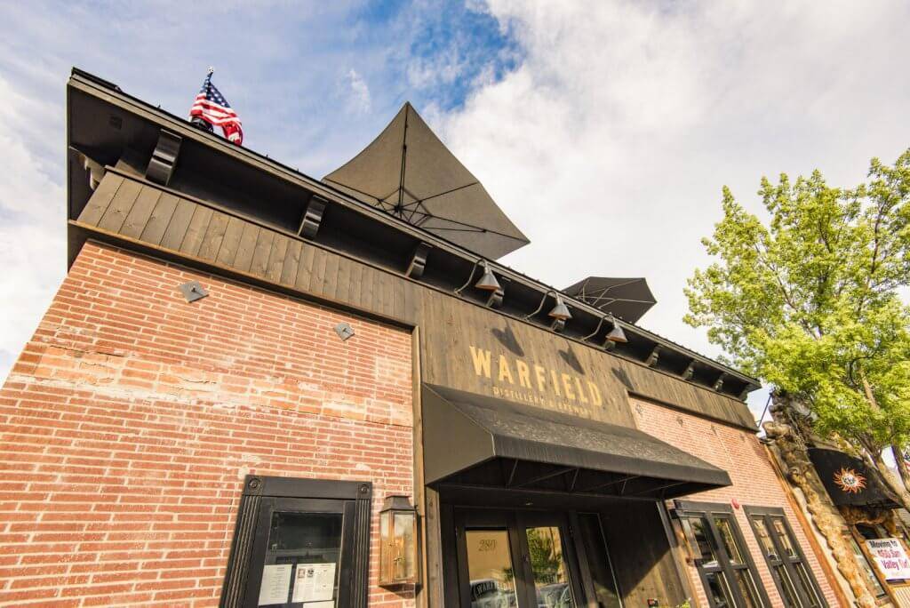 front view of warfield distillery & brewery