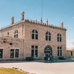 exterior of the Old Idaho Penitentiary.