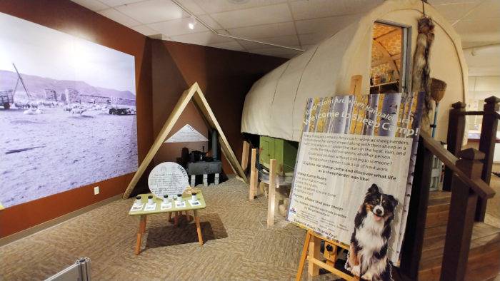 basque museum exhibit on sheepherding