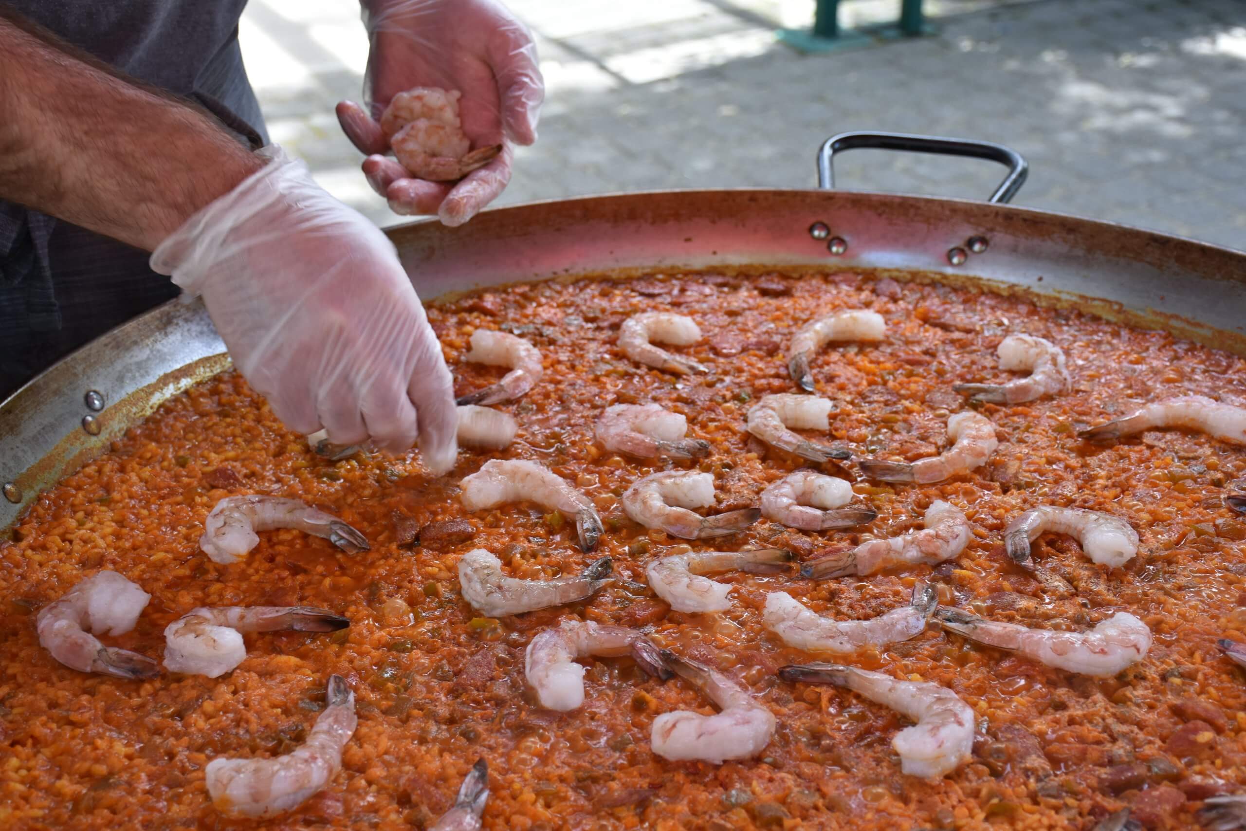 paella at the basque market