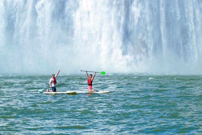 paddleboaring Shoshone Falls