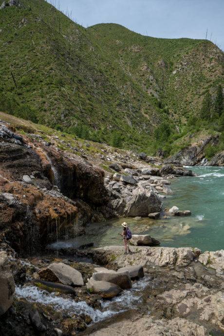 hot springs along river